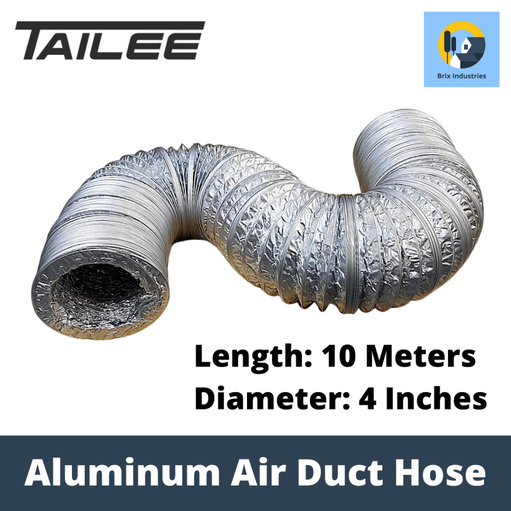 Tailee Aluminum Air Duct Hose All Sizes Available Length Fully Flexible and Compressible