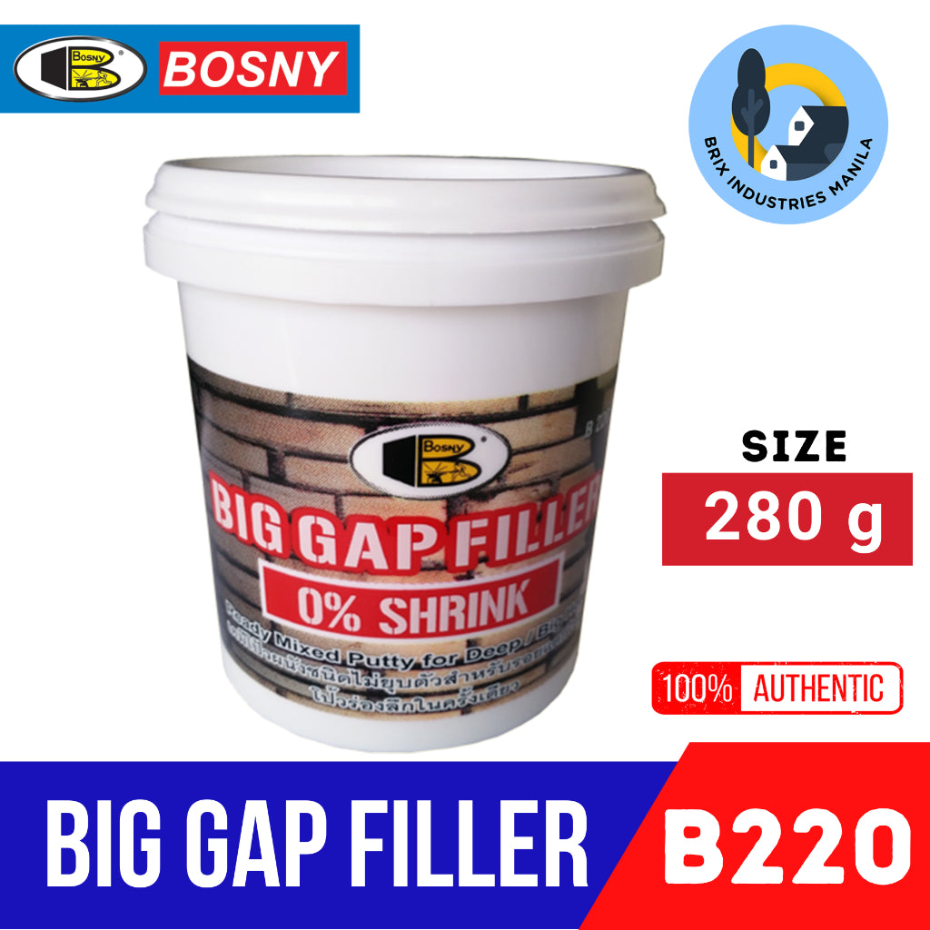 Bosny Big Gap Filler 300ml B220 Ready Mixed Putty for Deep / Big Hole