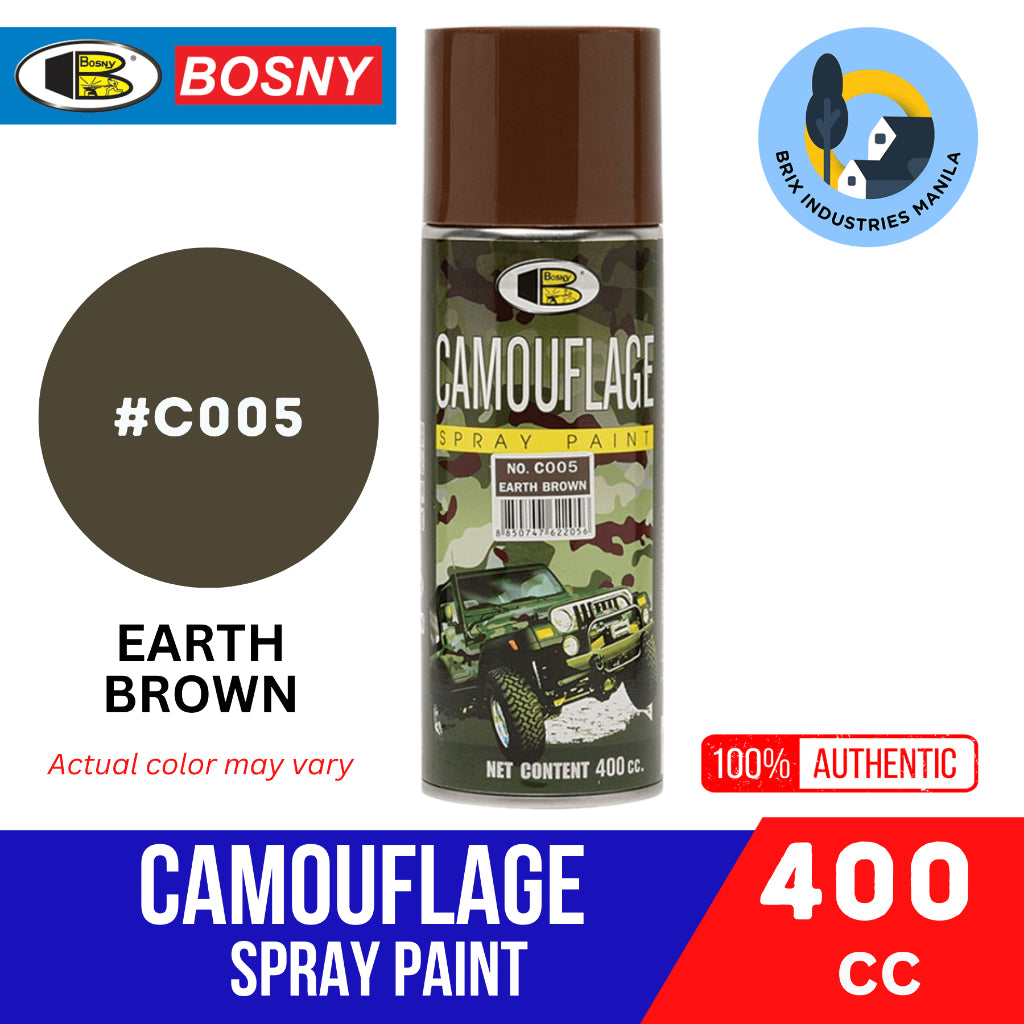 Bosny Dealer "Camouflage" Non-Reflective Nature Color Spray Paints