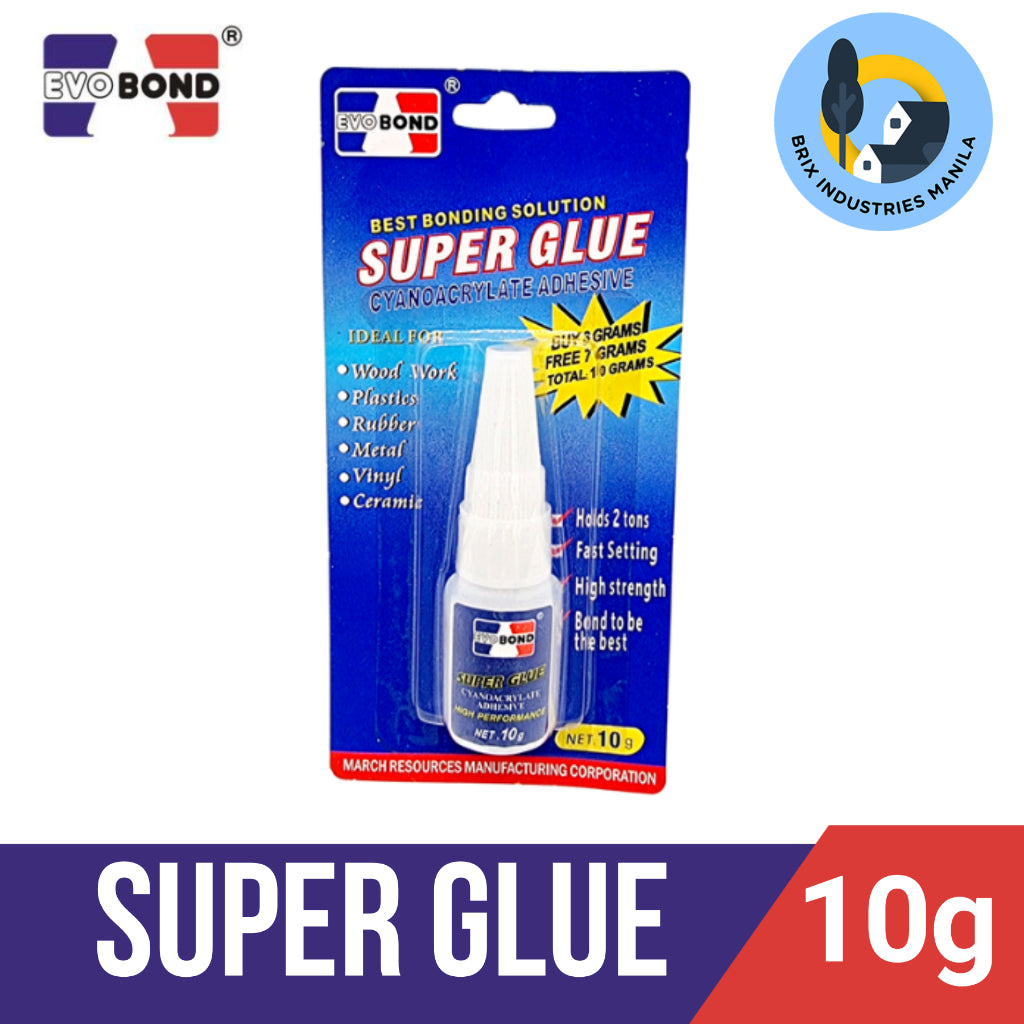 Evobond Super Glue Cyanoacrylate Adhesive 3g 10g or 50g Holds 2 Tons