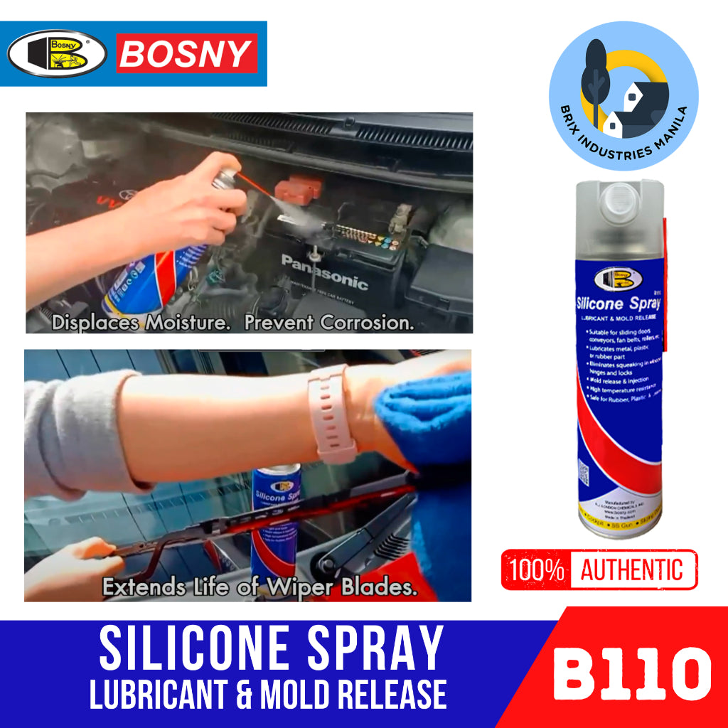 Bosny Silicone Spray Lubricant and Mold Release Agent 500cc B110