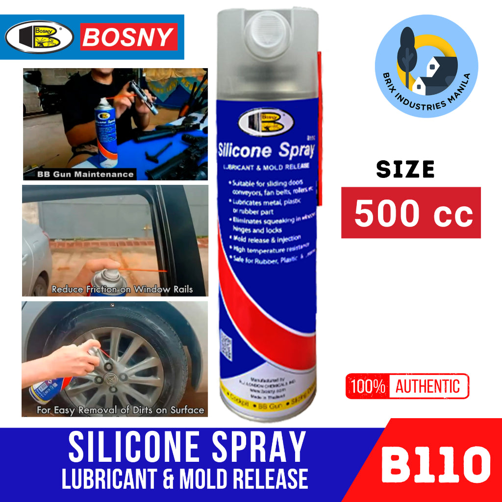 Bosny Silicone Spray Lubricant and Mold Release Agent 500cc B110