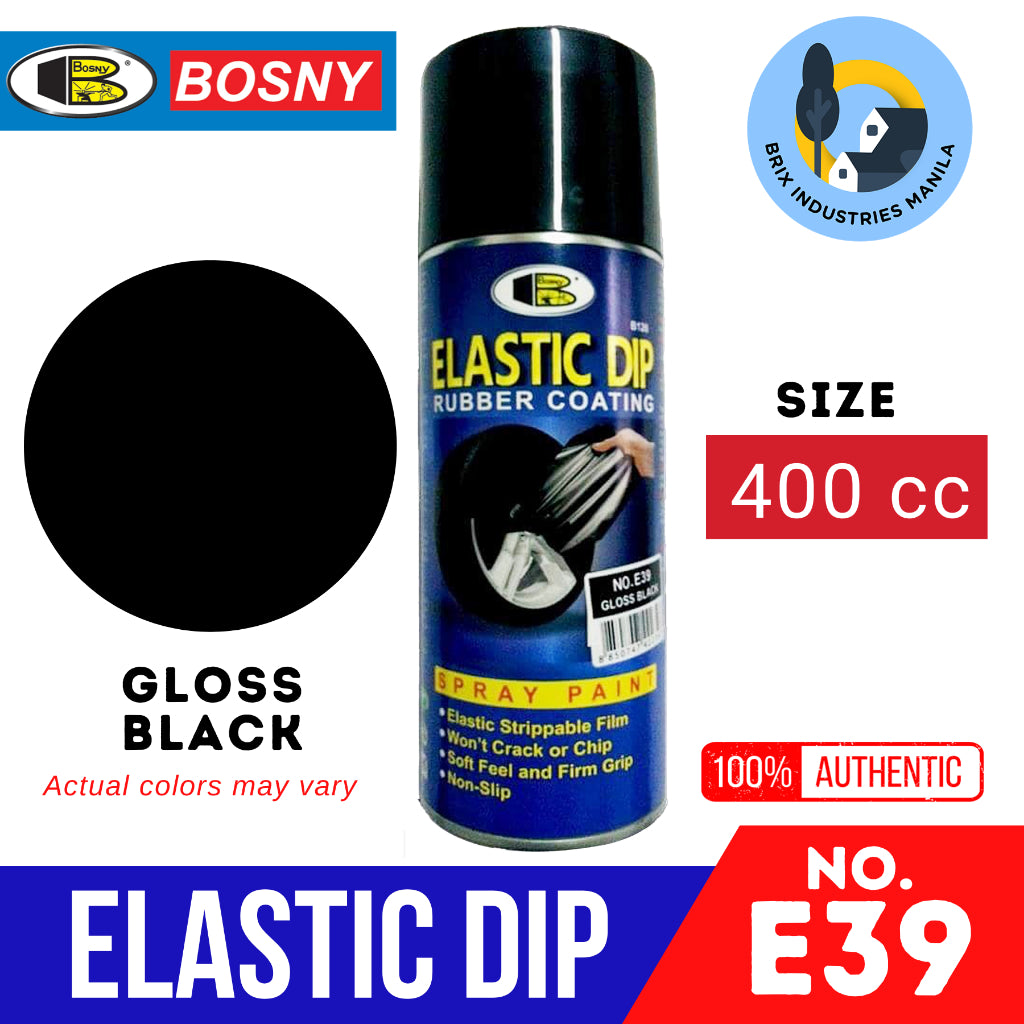 Bosny Elastic Dip Rubberized Peelable Spray Paint Elastidip Won't Crack and Non-Slip