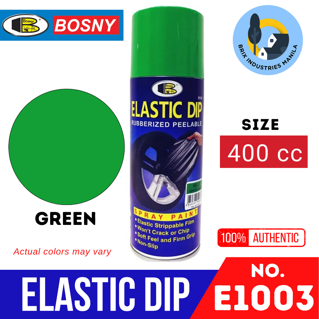 Bosny Elastic Dip Rubberized Peelable Spray Paint Elastidip Won't Crack and Non-Slip