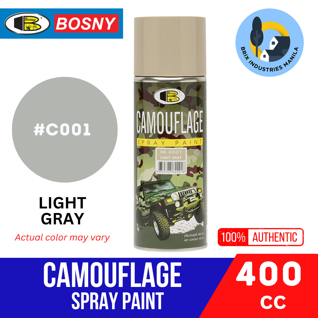 Bosny Dealer "Camouflage" Non-Reflective Nature Color Spray Paints