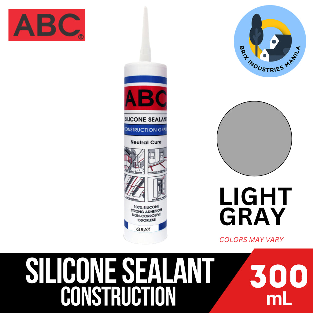 ABC Silicone Sealant Construction Trade Non-Corrosive Odorless and 100% Silicone Strong Adhesion