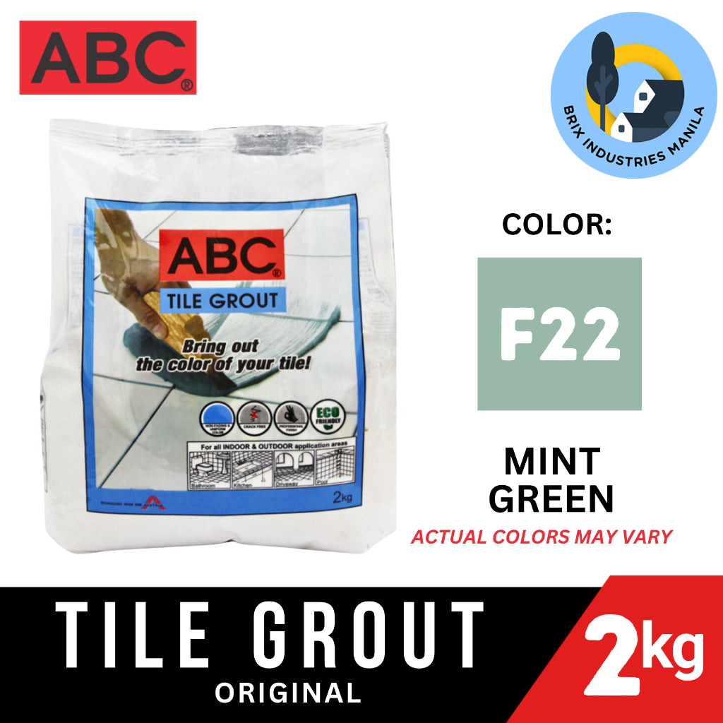 ABC Tile Grout Original 2kg 23 Colors Available Tile Joint Filler < Brix Industries Manila >