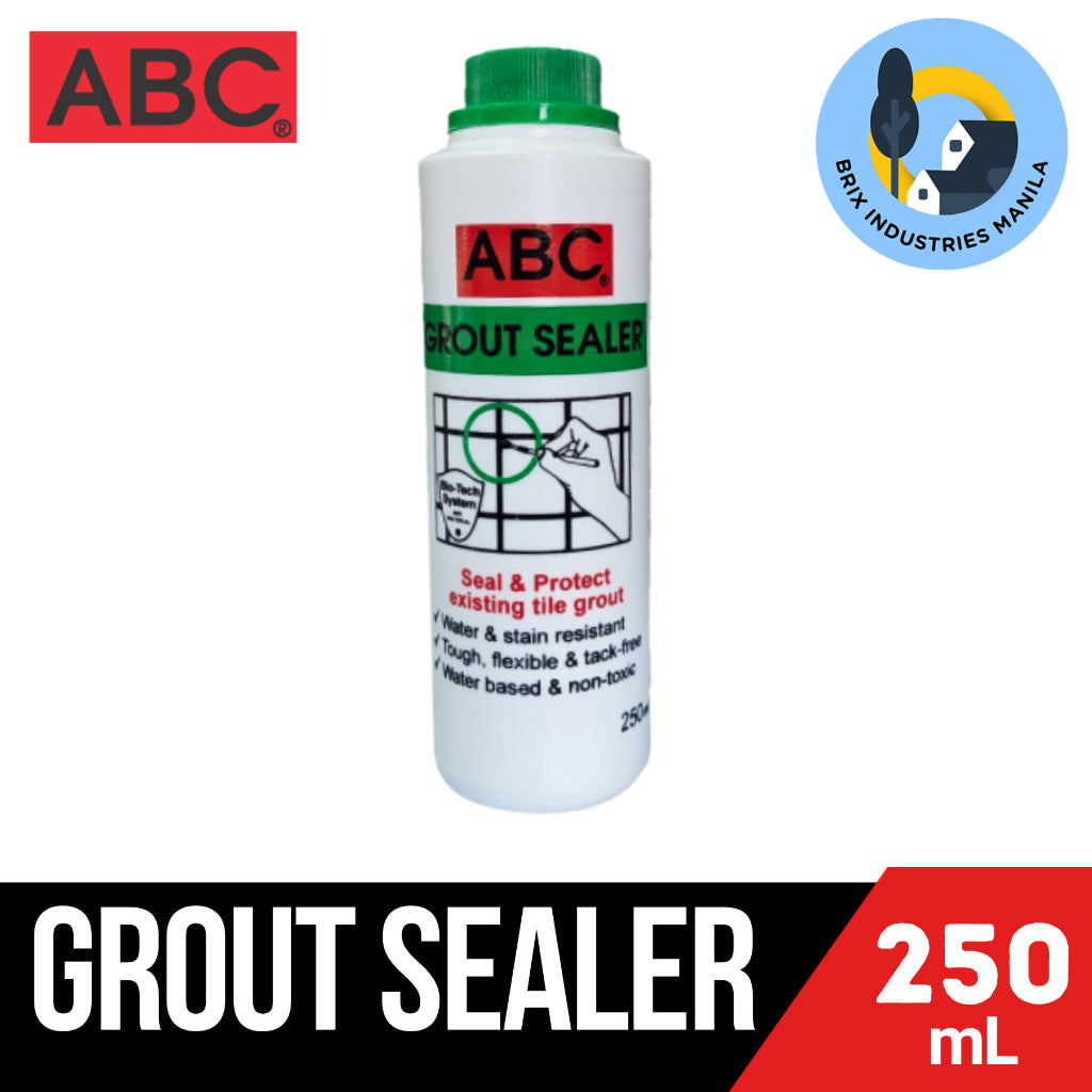ABC Grout Sealer 250ml or 1 Liter Water and Stain Resistant Anti-Bacterial for Existing Grout Areas