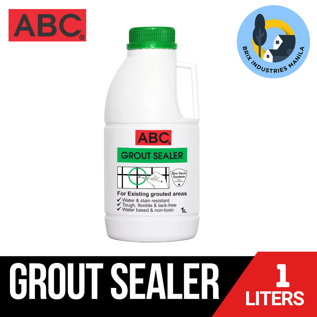 ABC Grout Sealer 250ml or 1 Liter Water and Stain Resistant Anti-Bacterial for Existing Grout Areas