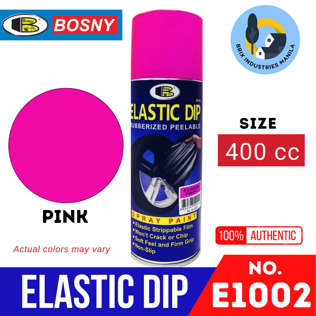 Bosny Elastic Dip Rubberized Peelable Spray Paint Elastidip Won't Crack and Non-Slip