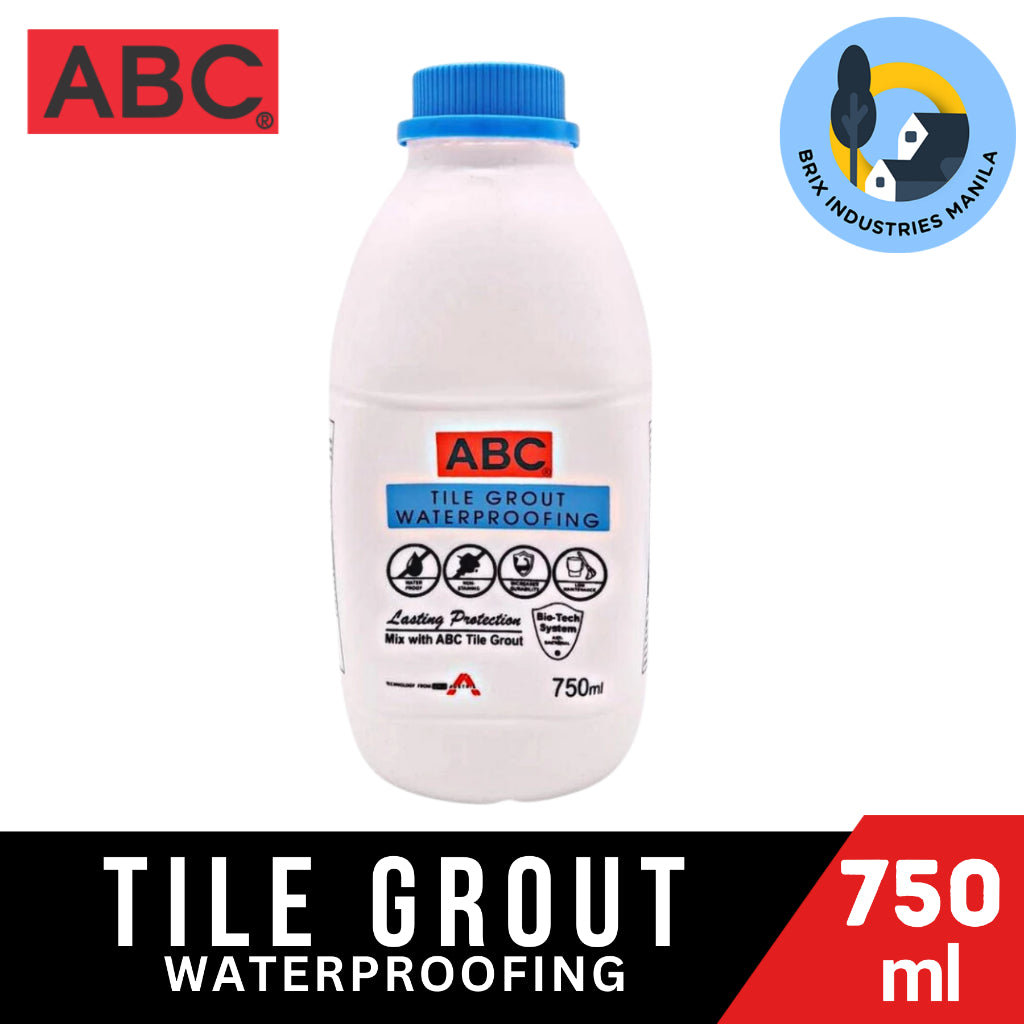ABC Tile Grout Waterproofing 750ml with Bio-Tech System Acrylic Based Tile Grout Additive