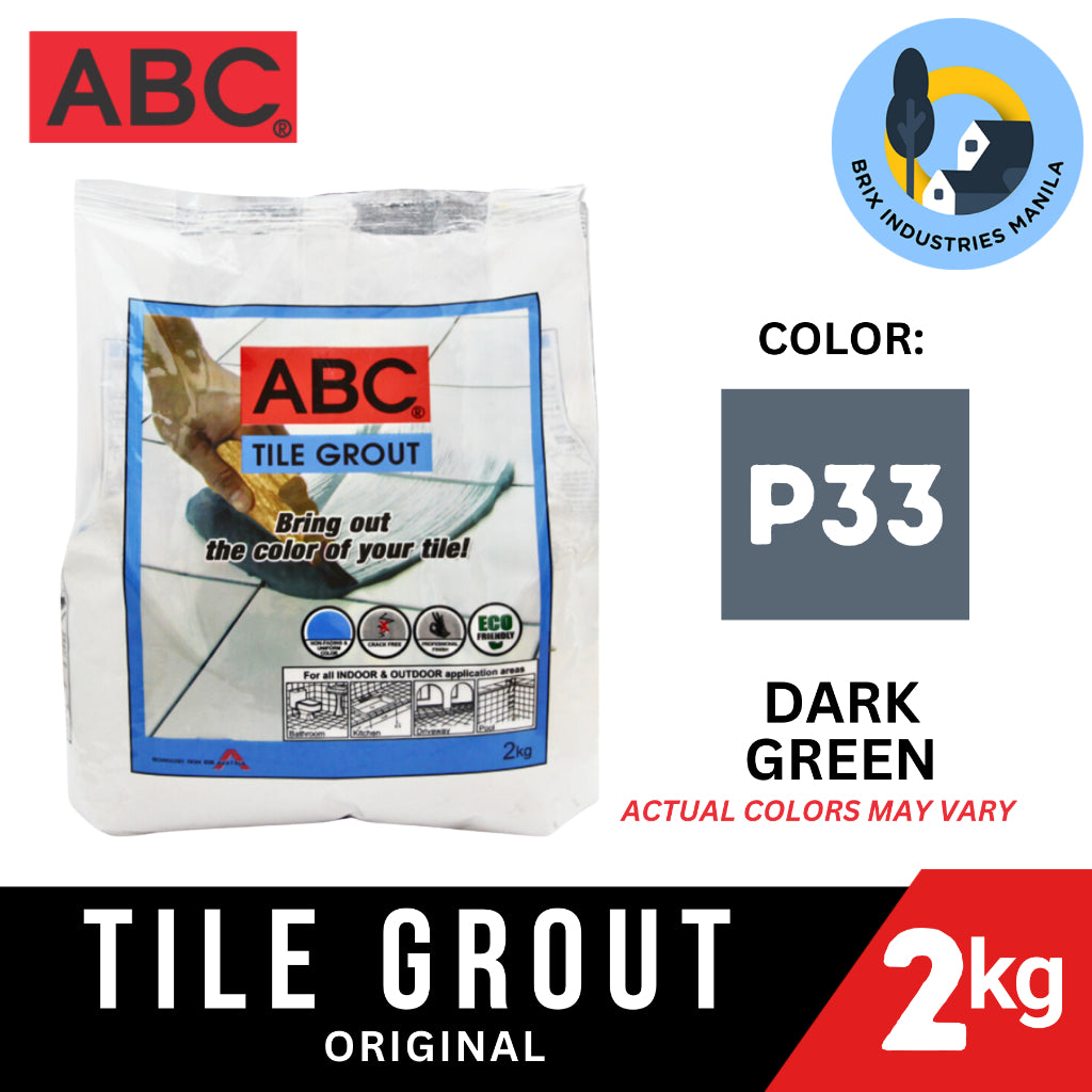 ABC Tile Grout Original 2kg 23 Colors Available Tile Joint Filler < Brix Industries Manila >