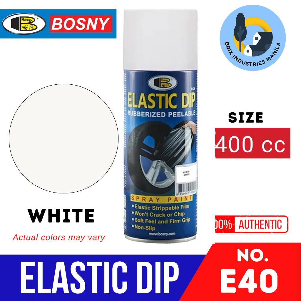 Bosny Elastic Dip Rubberized Peelable Spray Paint Elastidip Won't Crack and Non-Slip