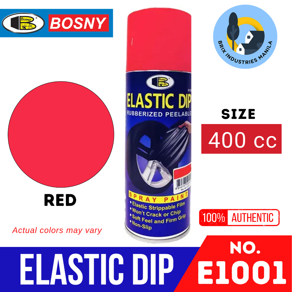 Bosny Elastic Dip Rubberized Peelable Spray Paint Elastidip Won't Crack and Non-Slip