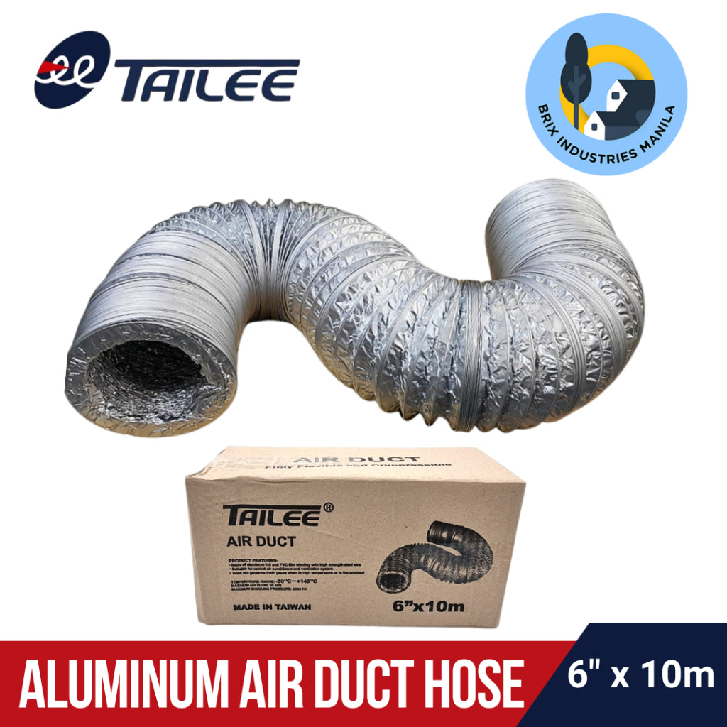 Tailee Aluminum Air Duct Hose All Sizes Available Length Fully Flexible and Compressible