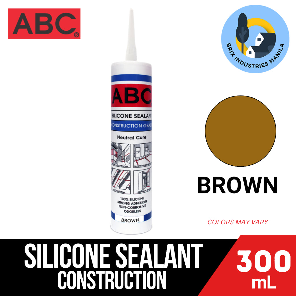 ABC Silicone Sealant Construction Trade Non-Corrosive Odorless and 100% Silicone Strong Adhesion
