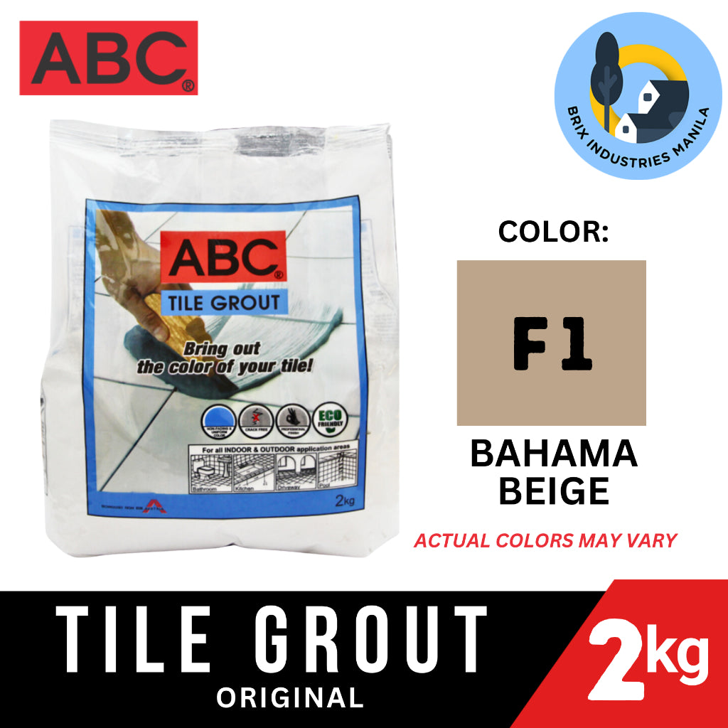 ABC Tile Grout Original 2kg 23 Colors Available Tile Joint Filler < Brix Industries Manila >