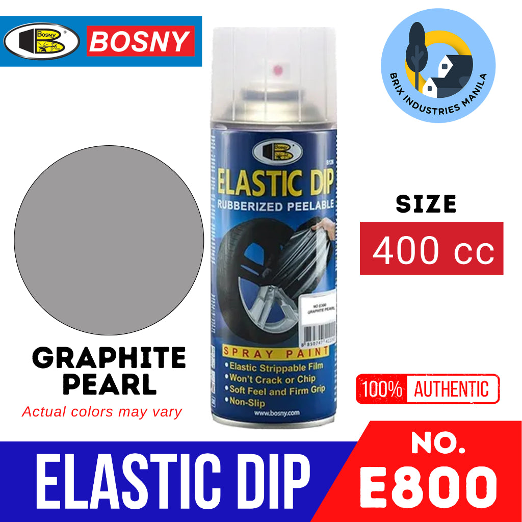 Bosny Elastic Dip Rubberized Peelable Spray Paint Elastidip Won't Crack and Non-Slip