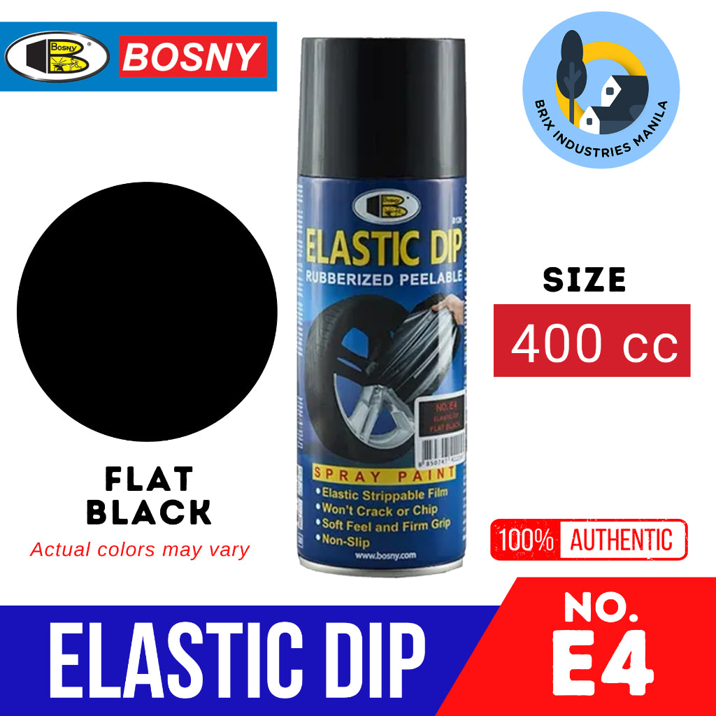 Bosny Elastic Dip Rubberized Peelable Spray Paint Elastidip Won't Crack and Non-Slip