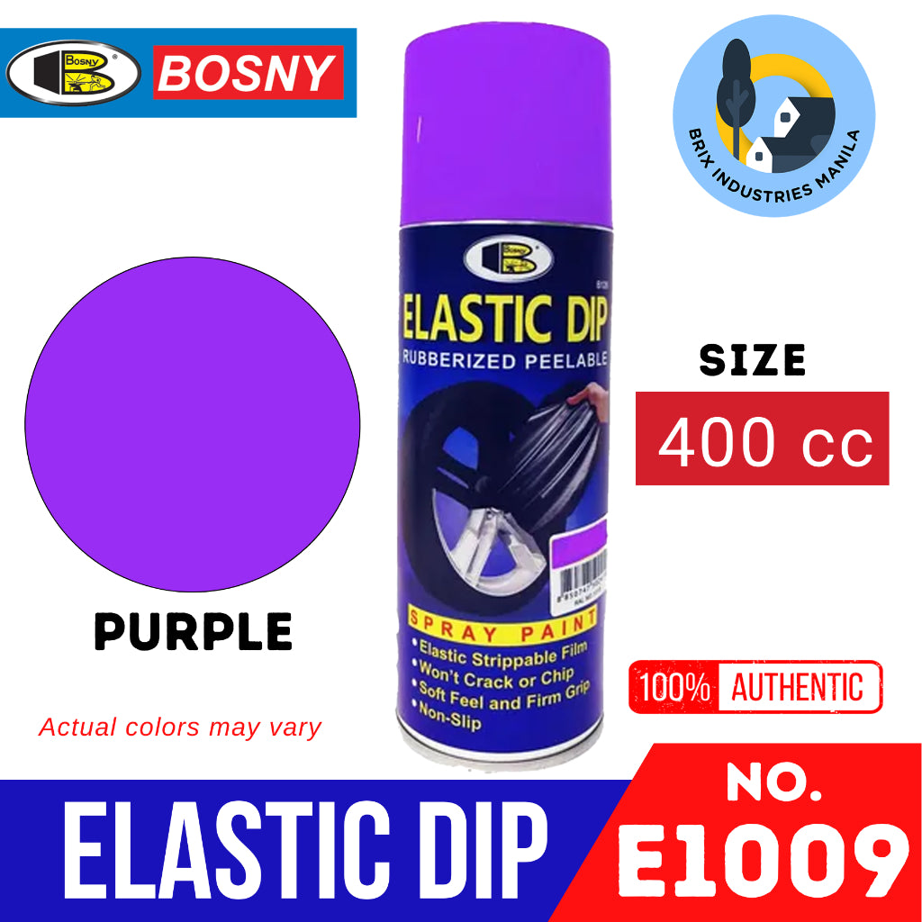Bosny Elastic Dip Rubberized Peelable Spray Paint Elastidip Won't Crack and Non-Slip