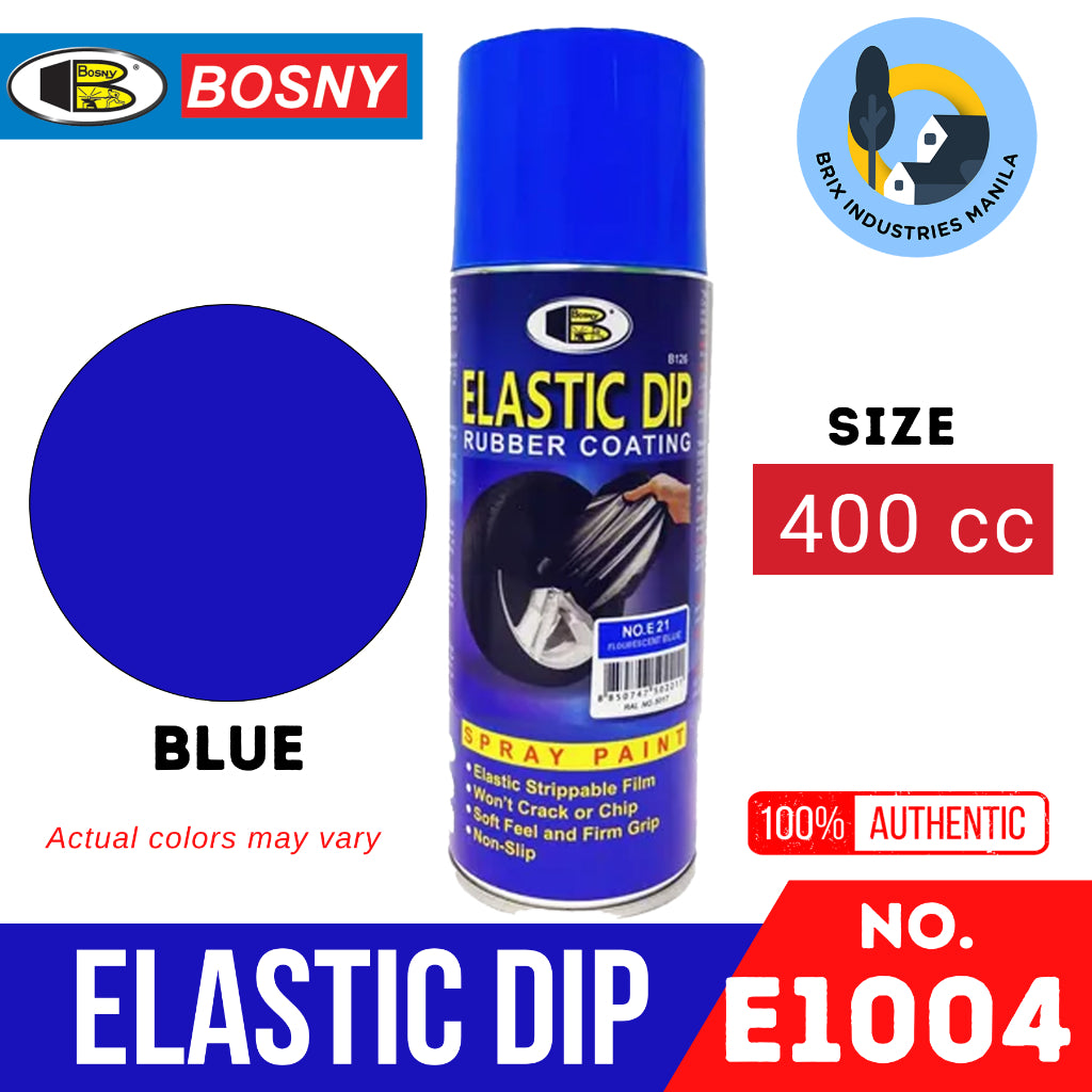Bosny Elastic Dip Rubberized Peelable Spray Paint Elastidip Won't Crack and Non-Slip