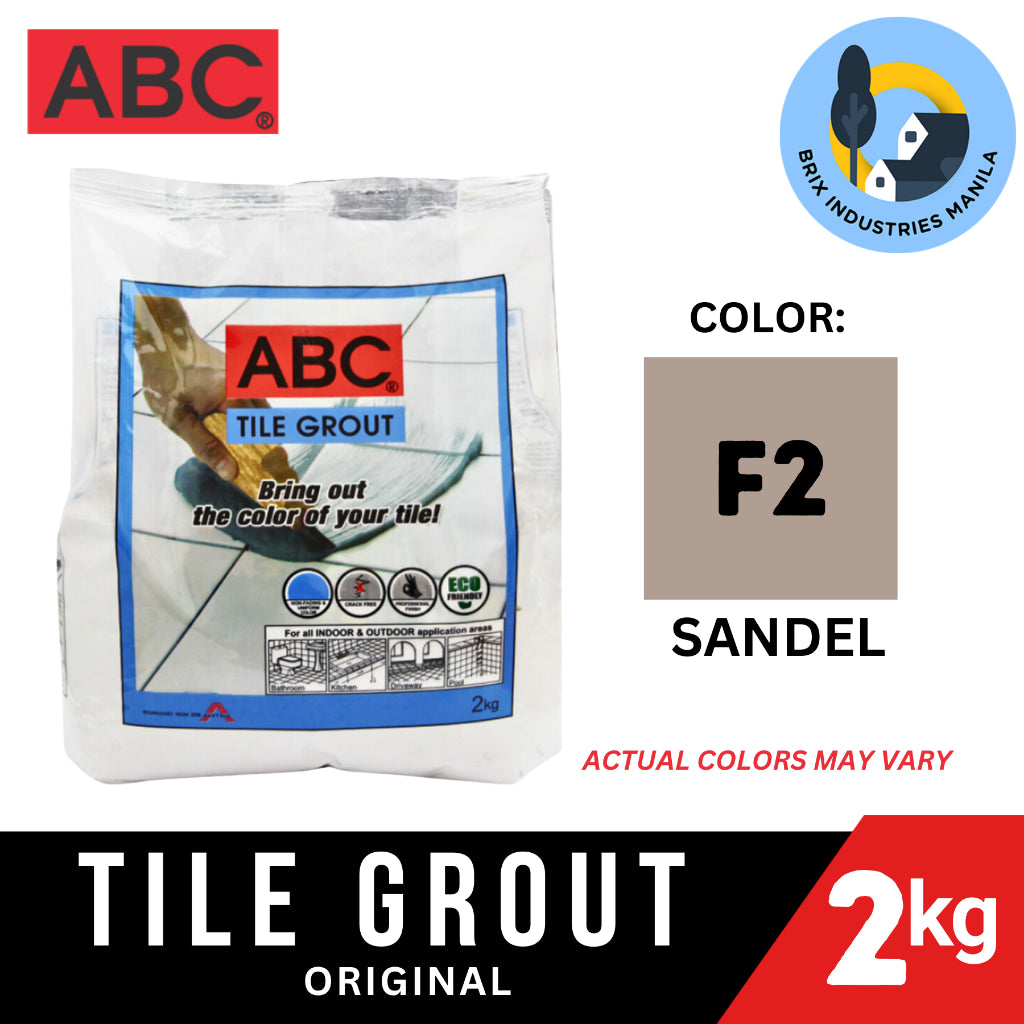 ABC Tile Grout Original 2kg 23 Colors Available Tile Joint Filler < Brix Industries Manila >