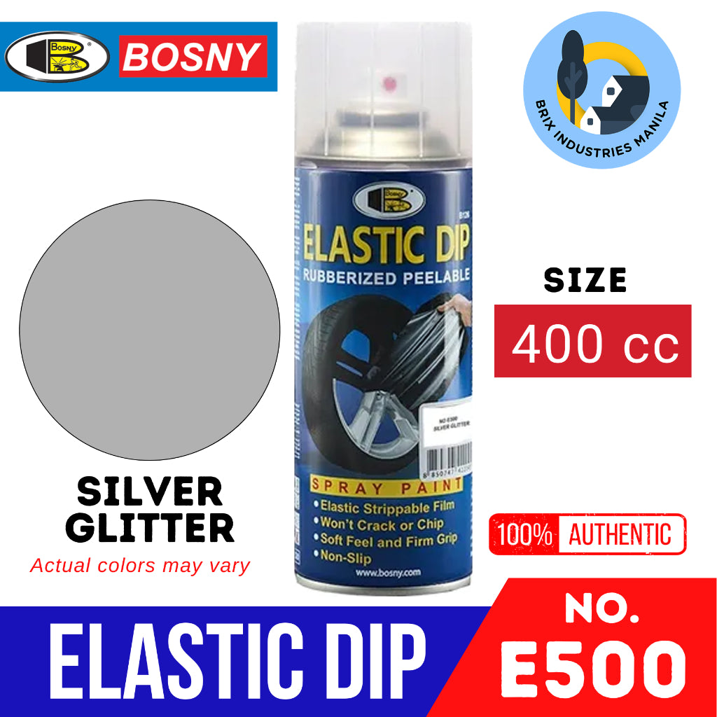 Bosny Elastic Dip Rubberized Peelable Spray Paint Elastidip Won't Crack and Non-Slip