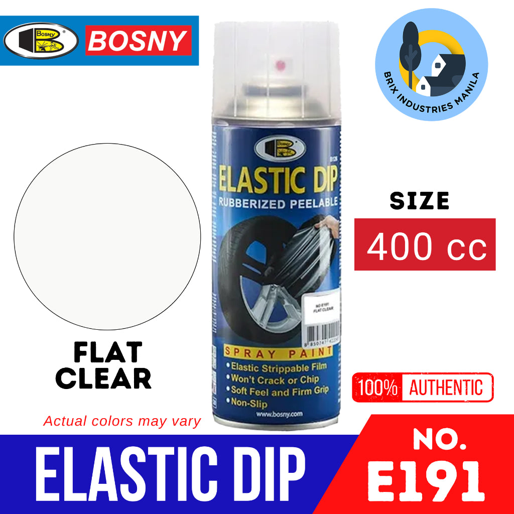 Bosny Elastic Dip Rubberized Peelable Spray Paint Elastidip Won't Crack and Non-Slip
