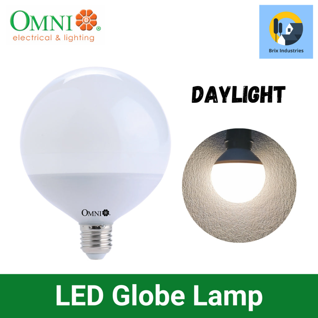 Omni LED Globe Lamp 8W 12W 16W Daylight and Warm White G70 G95 G120 White or Yellow