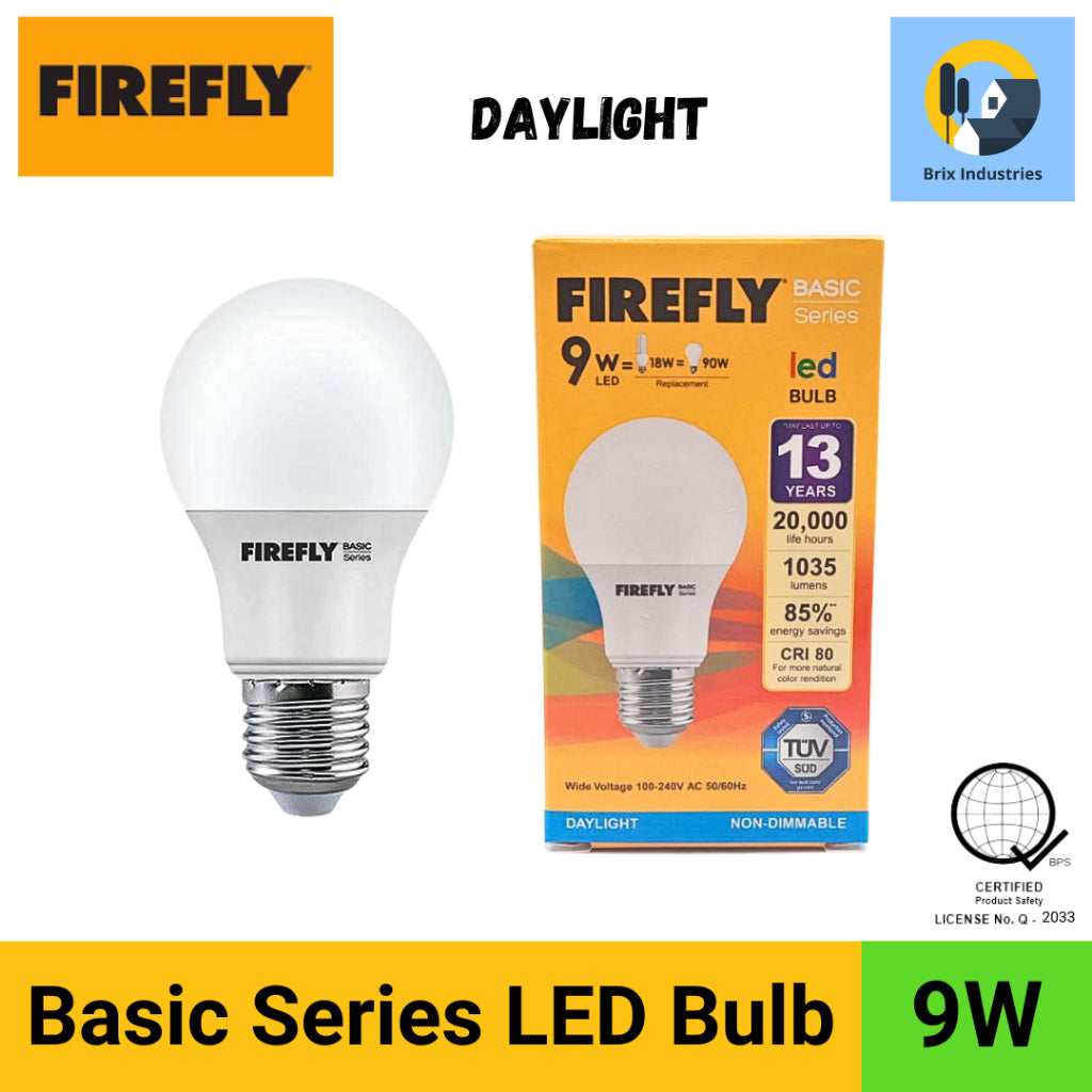 Firefly Basic Series LED Bulb Daylight or Warm White 3W, 5W, 7W, 9W, 11W, 13W, 15W Light Bulb E27