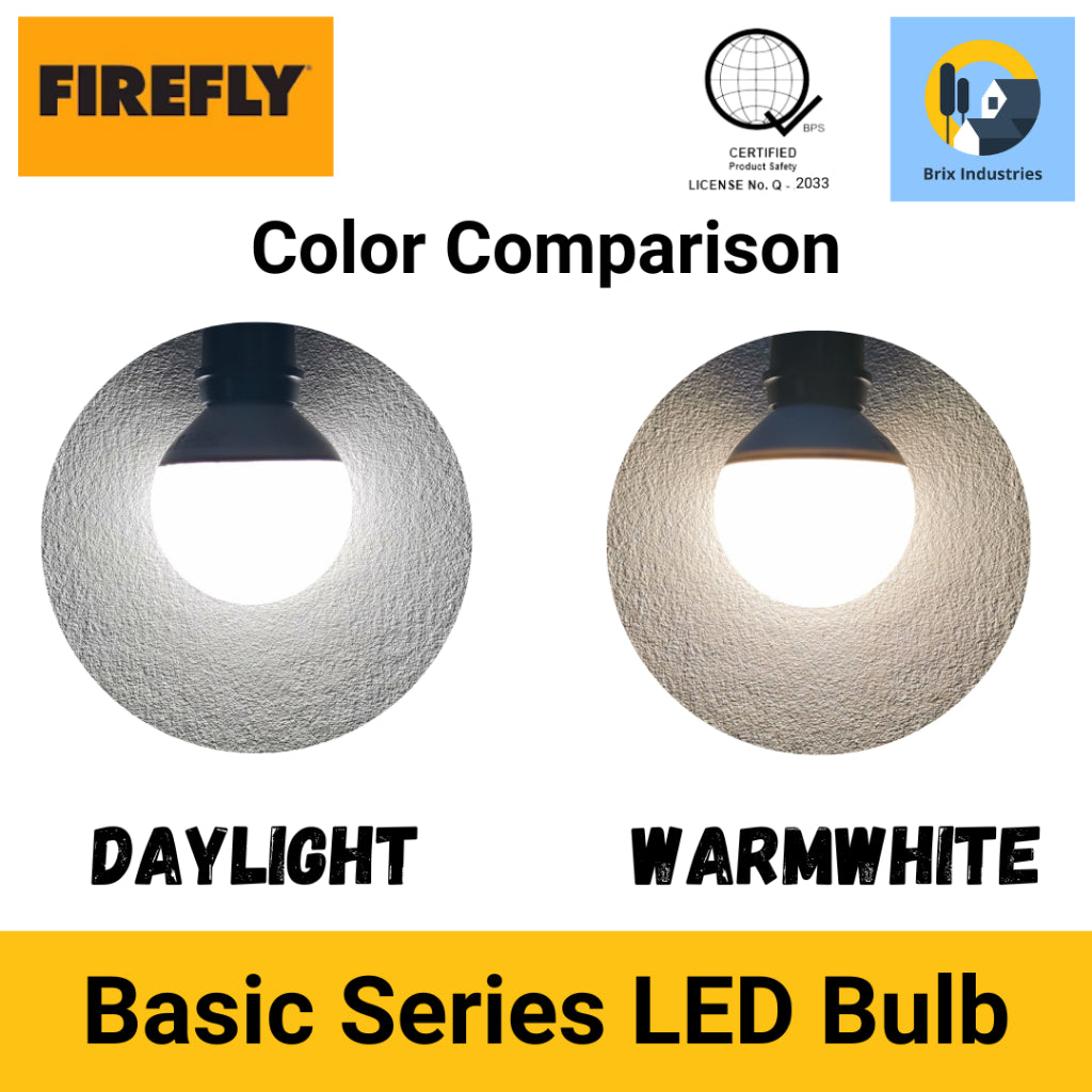 Firefly Basic Series LED Bulb Daylight or Warm White 3W, 5W, 7W, 9W, 11W, 13W, 15W Light Bulb E27