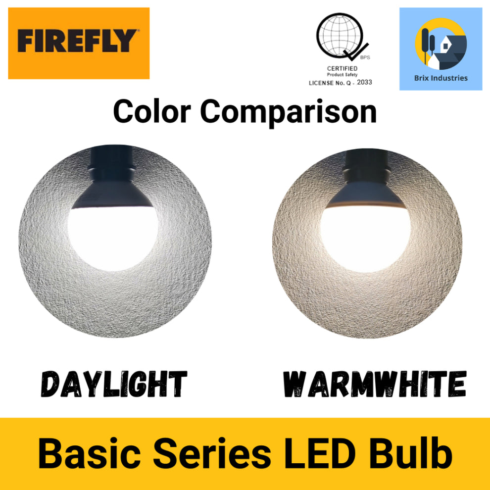 Firefly Basic Series LED Bulb Daylight or Warm White 3W, 5W, 7W, 9W, 1 ...