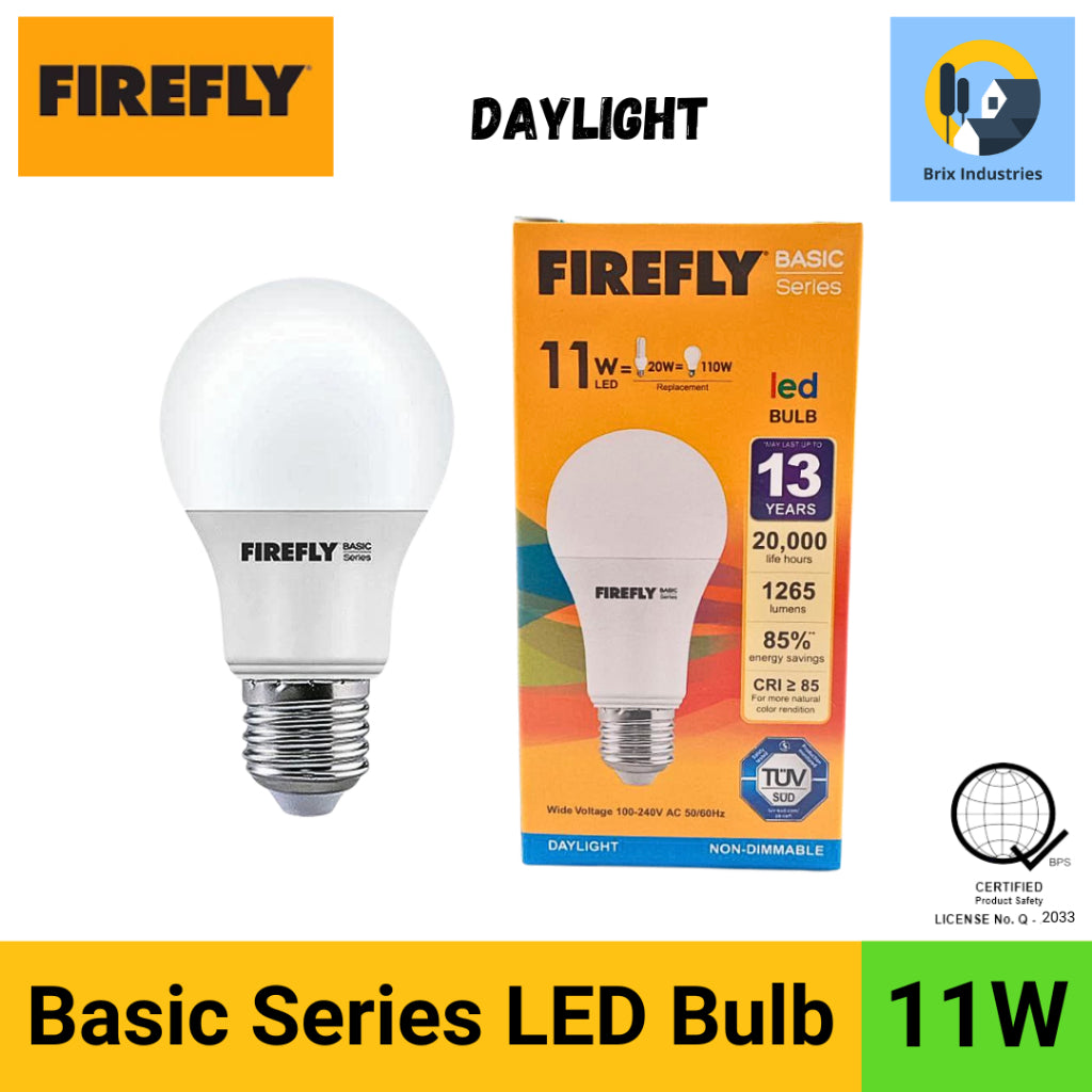 Firefly Basic Series LED Bulb Daylight or Warm White 3W, 5W, 7W, 9W, 11W, 13W, 15W Light Bulb E27