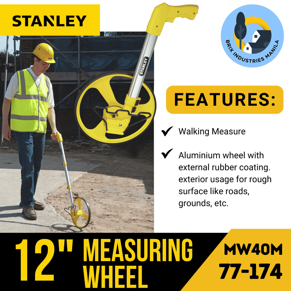 Stanley Measuring Wheel MW40M 318mm 1-77-174 Walking Measure