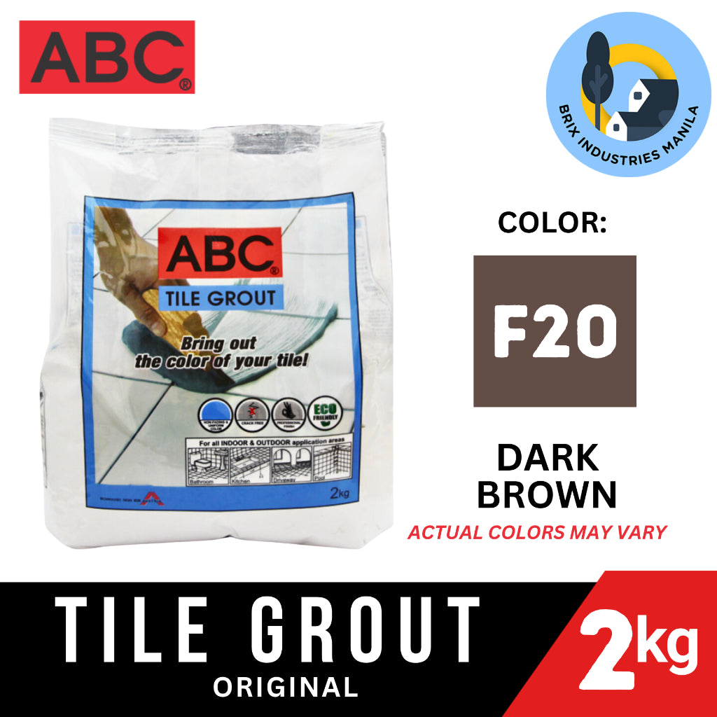 ABC Tile Grout Original 2kg 23 Colors Available Tile Joint Filler < Brix Industries Manila >