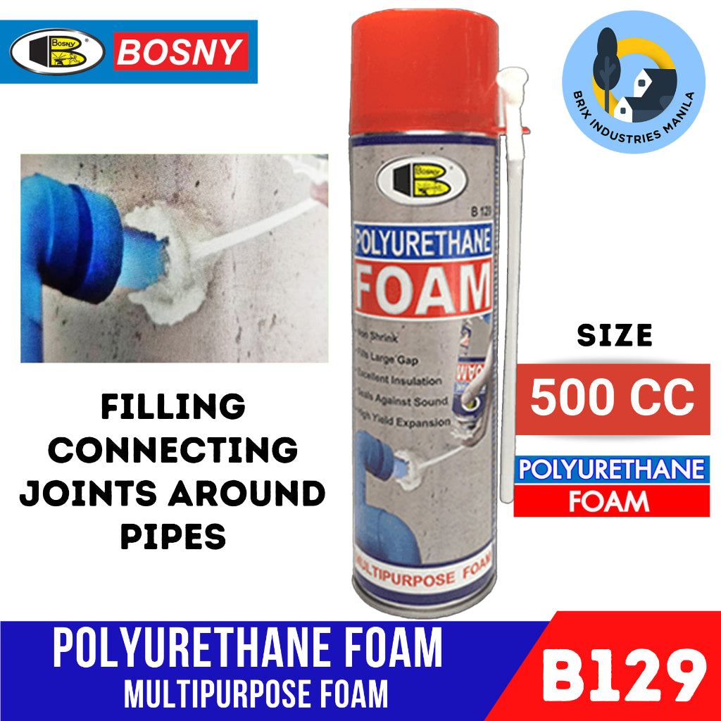 Bosny Polyurethane Expanding Foam Spray 500cc B129