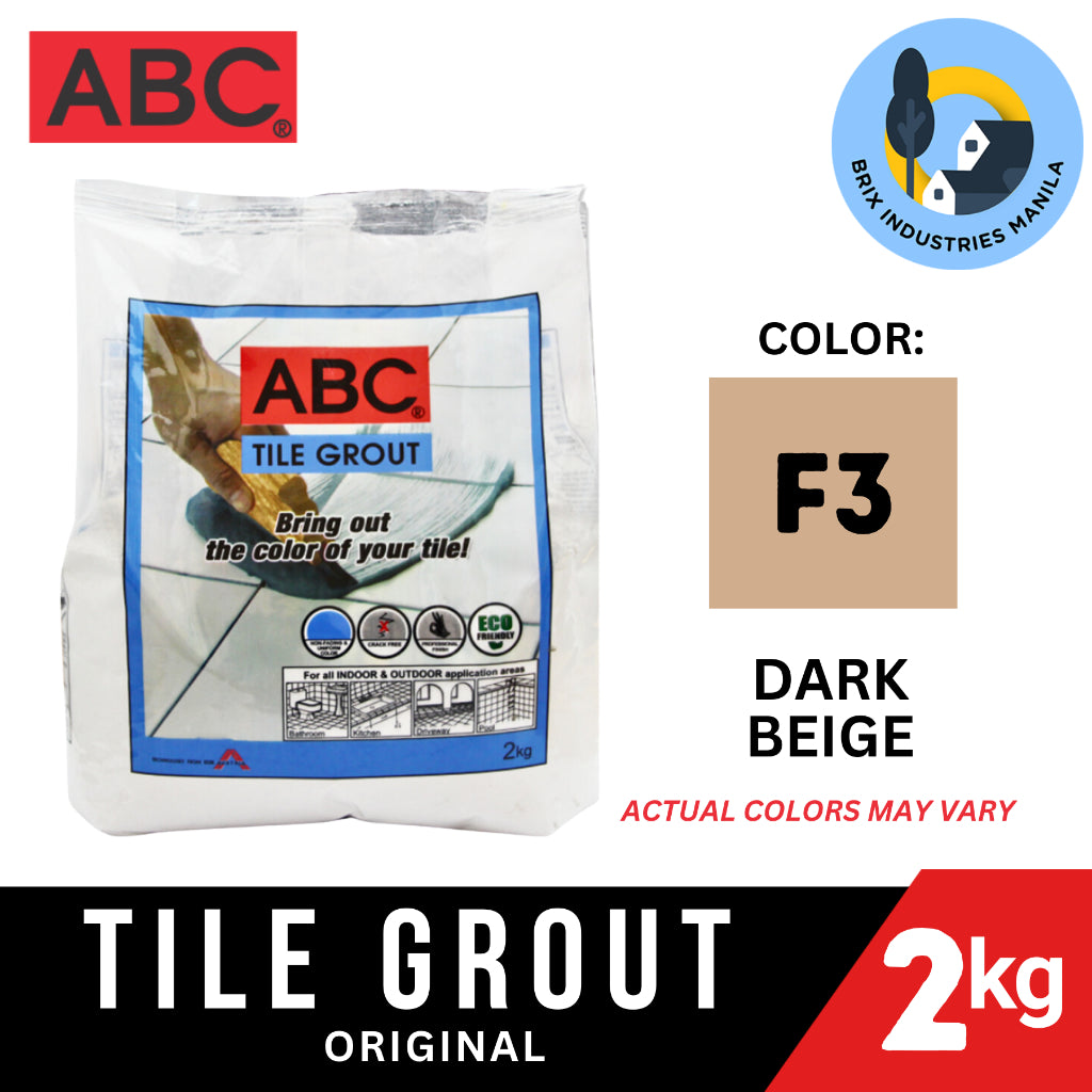 ABC Tile Grout Original 2kg 23 Colors Available Tile Joint Filler < Brix Industries Manila >