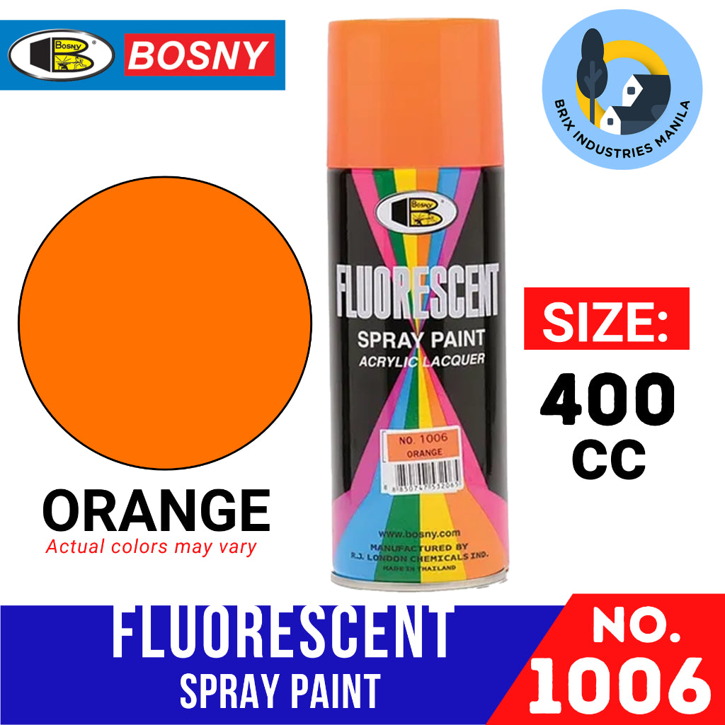 Bosny Dealer "Fluorescent Colors" Acrylic Spray Paint