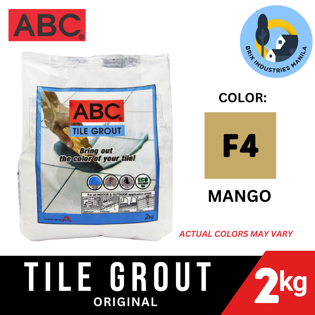 ABC Tile Grout Original 2kg 23 Colors Available Tile Joint Filler < Brix Industries Manila >