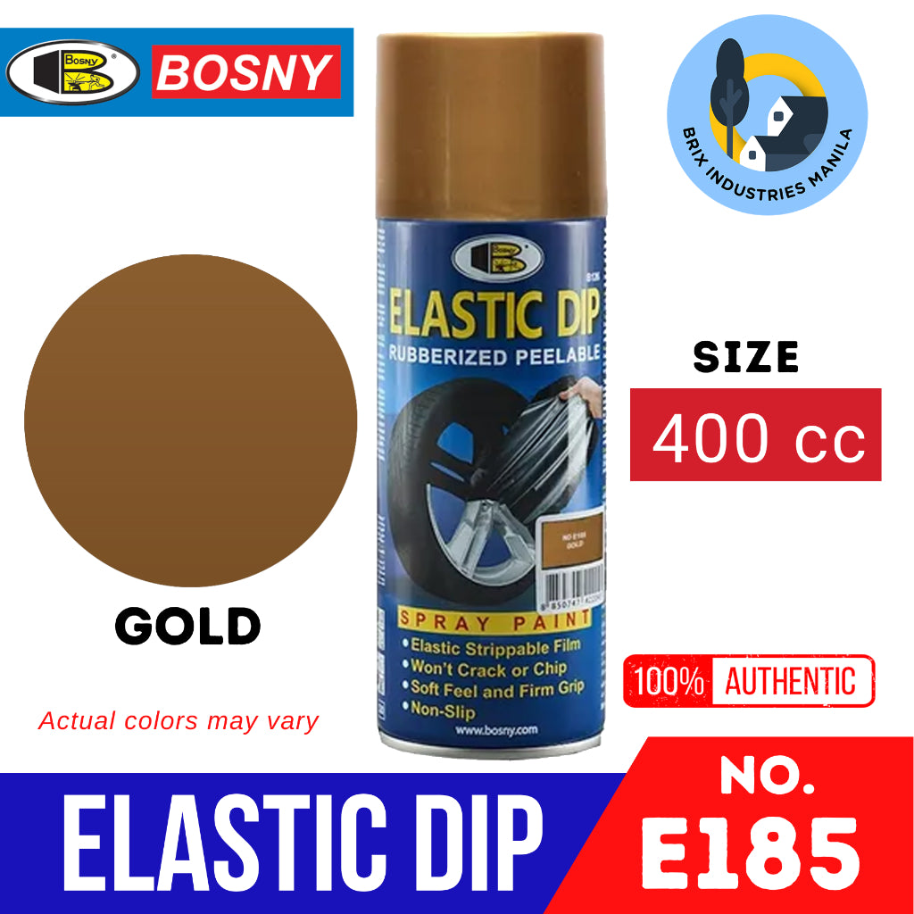 Bosny Elastic Dip Rubberized Peelable Spray Paint Elastidip Won't Crack and Non-Slip