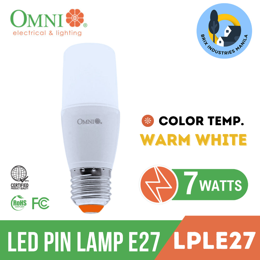 Omni LED Pin Light Daylight or Warm White 7W or 12W Pin Lamp