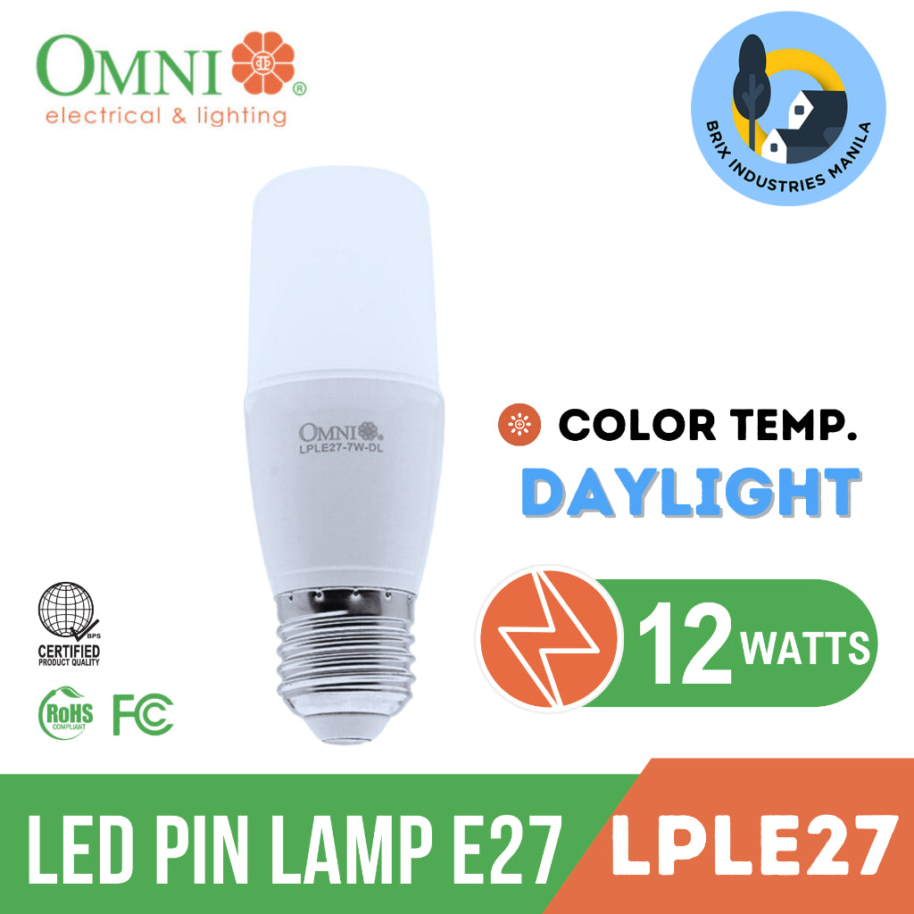 Omni LED Pin Light Daylight or Warm White 7W or 12W Pin Lamp