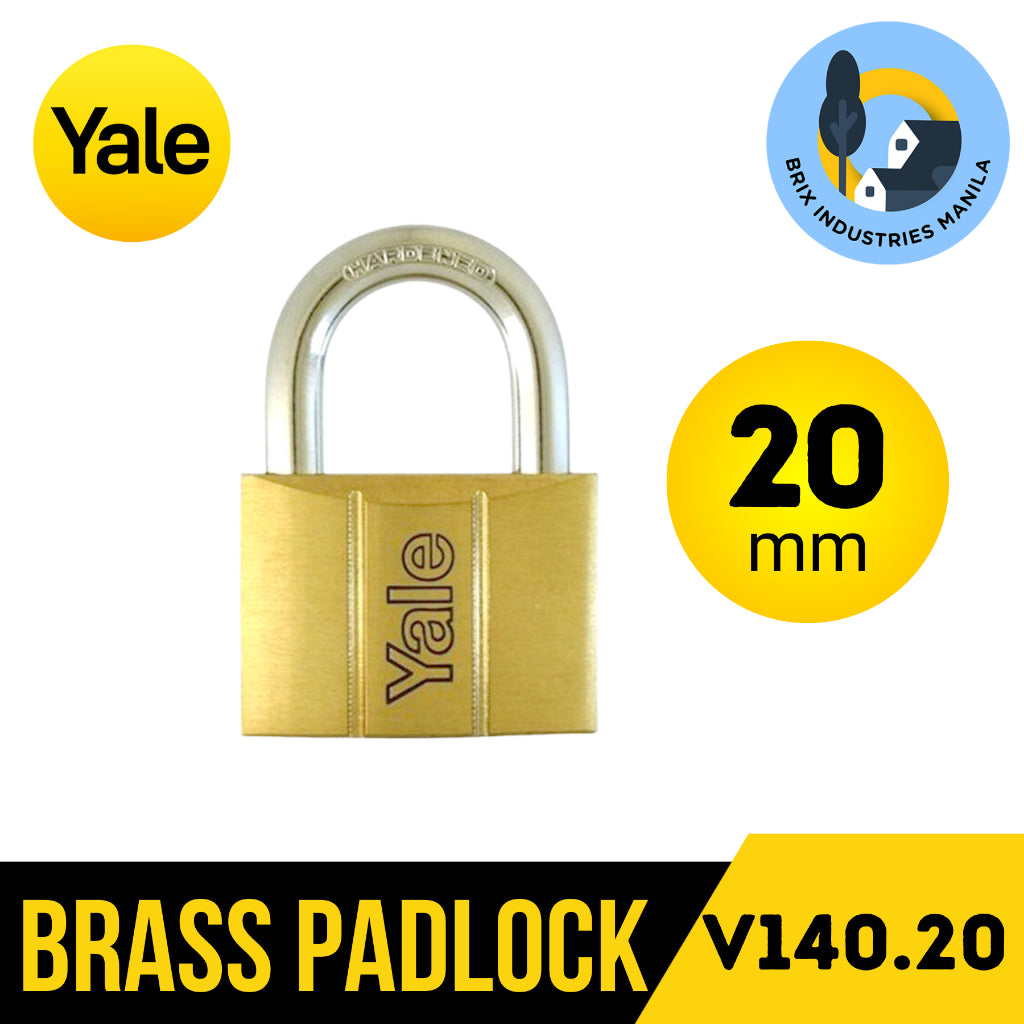 Yale Brass Padlock Heavy Duty 20mm 25mm 30mm 40mm 50mm or 60mm < Brix Industries Manila >