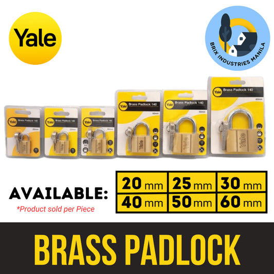 Yale Brass Padlock Heavy Duty 20mm 25mm 30mm 40mm 50mm or 60mm < Brix Industries Manila >
