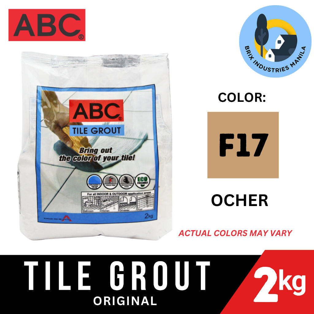 ABC Tile Grout Original 2kg 23 Colors Available Tile Joint Filler < Brix Industries Manila >