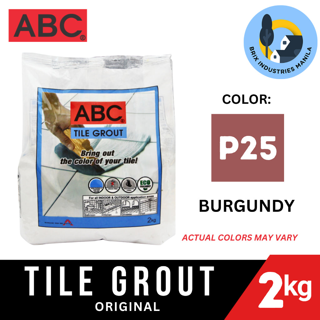 ABC Tile Grout Original 2kg 23 Colors Available Tile Joint Filler < Brix Industries Manila >