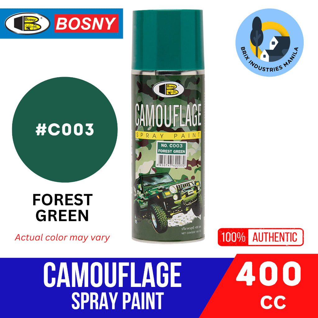 Bosny Dealer "Camouflage" Non-Reflective Nature Color Spray Paints