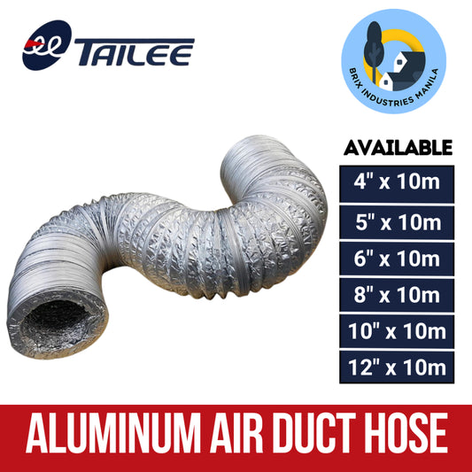 Tailee Aluminum Air Duct Hose All Sizes Available Length Fully Flexible and Compressible