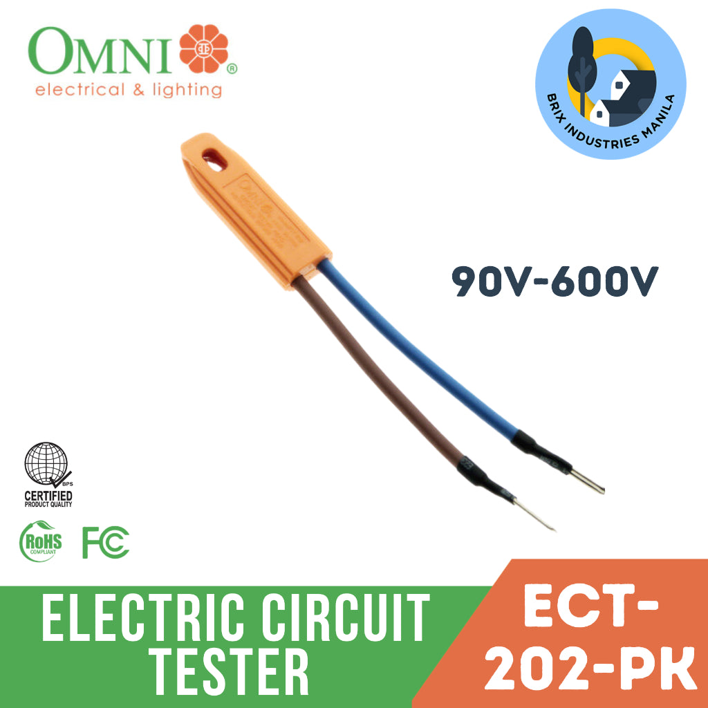 Omni Electric Circuit Tester 90V-600V~ ECT-202-PK