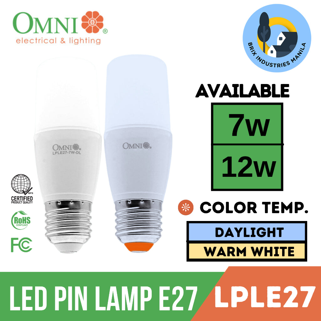 Omni LED Pin Light Daylight or Warm White 7W or 12W Pin Lamp – Brix ...